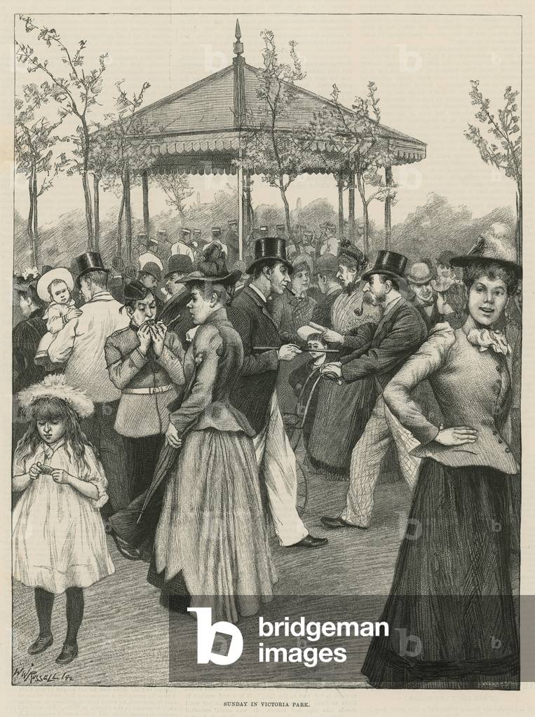 Sunday in Victoria Park (engraving)