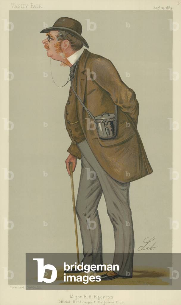 Major E H Egerton (colour litho)