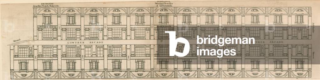 Lowther Arcade, Strand, London (engraving)