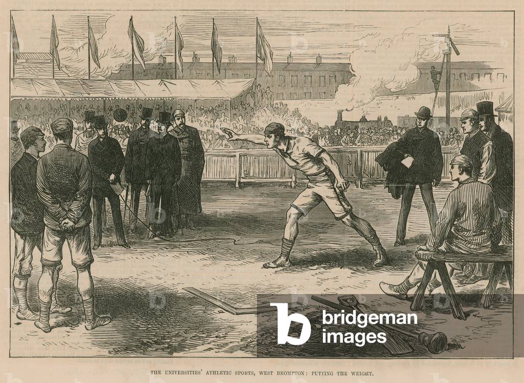 Putting the shot (engraving)