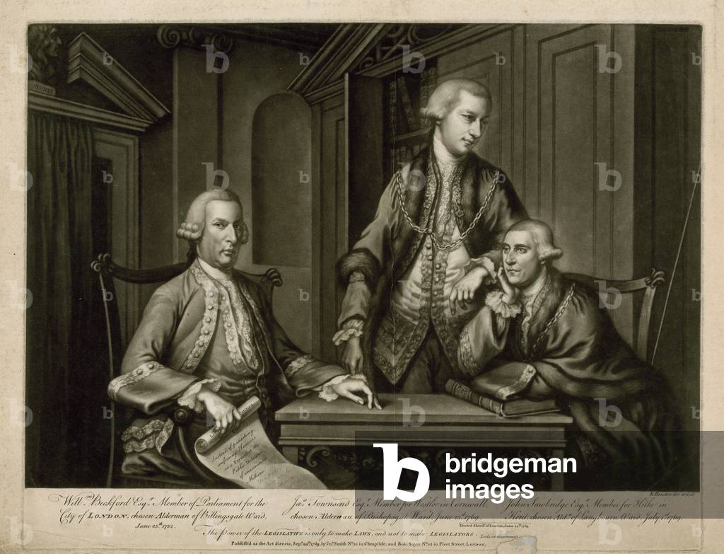 William Beckford, James Townsend and John Sawbridge (engraving)