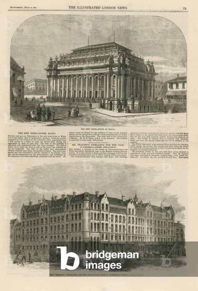 Page from the Illustrated London News (engraving)