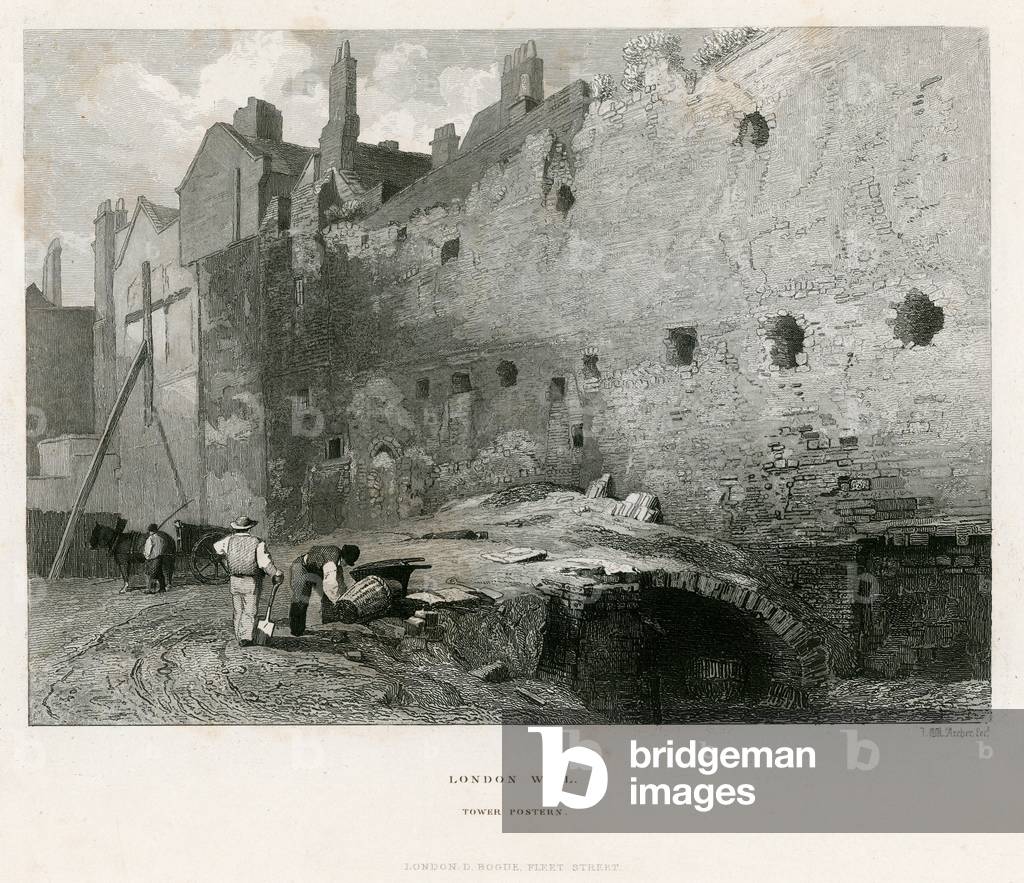 London Wall, Tower Postern (engraving)