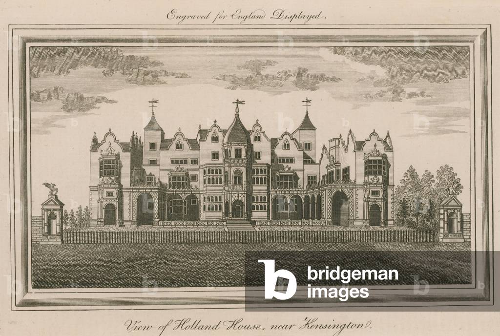 View of Holland House, near Kensington (engraving)