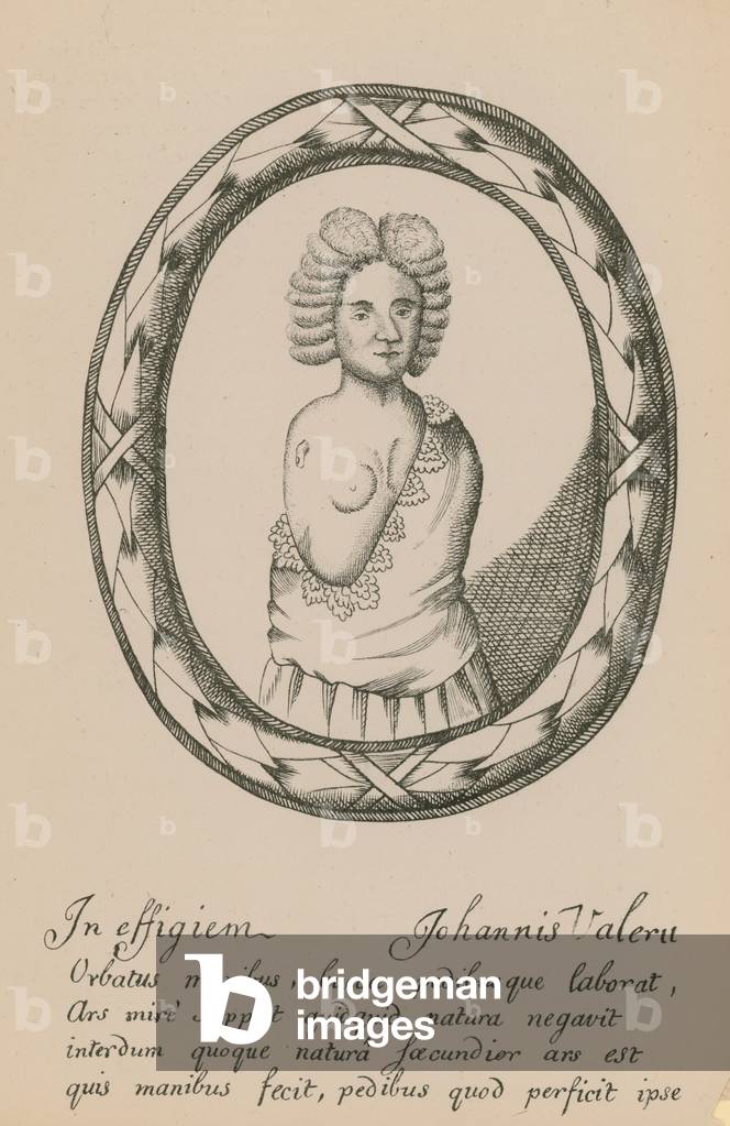 An effigy of Johannis Valeru (engraving)