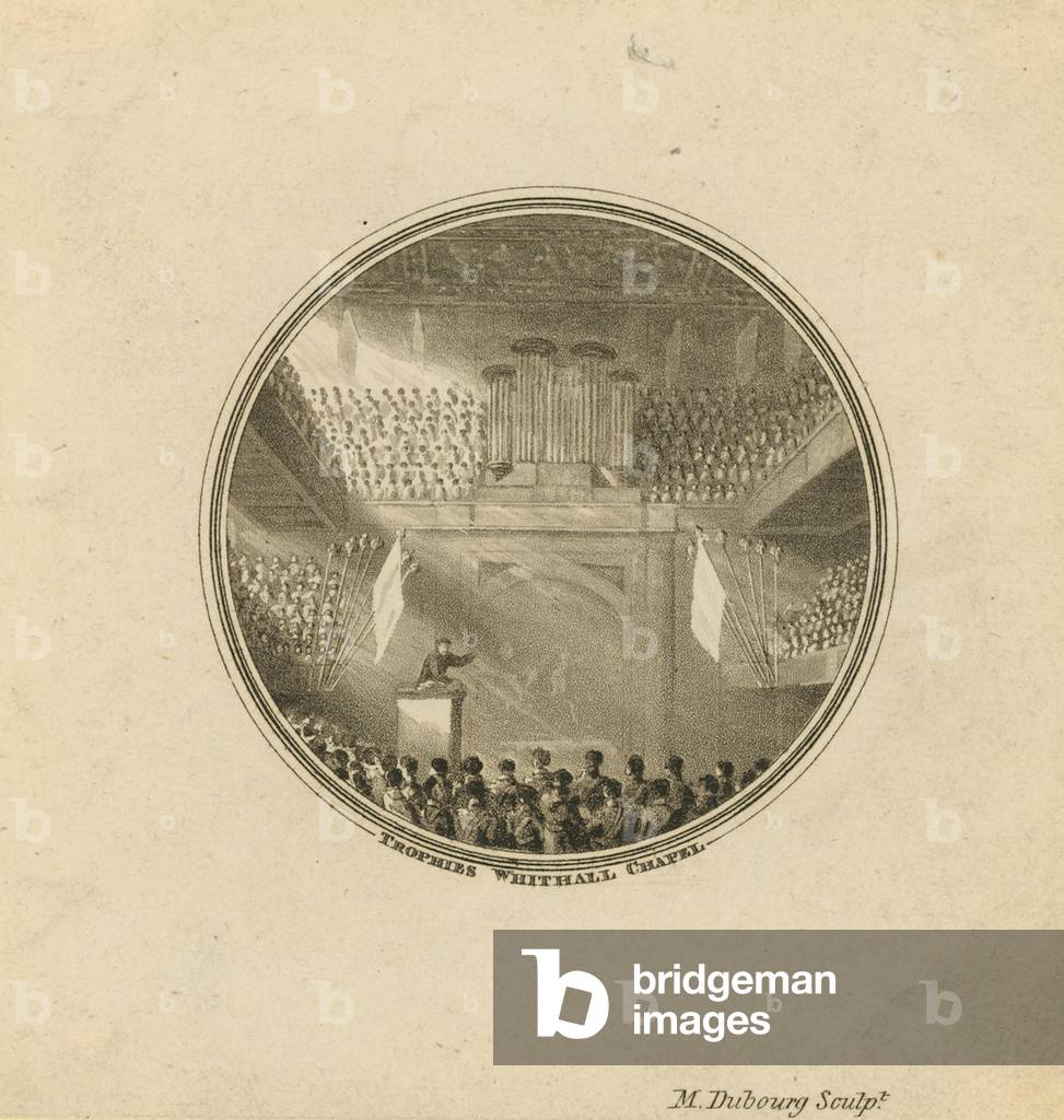 Interior of Whitehall Chapel (engraving)