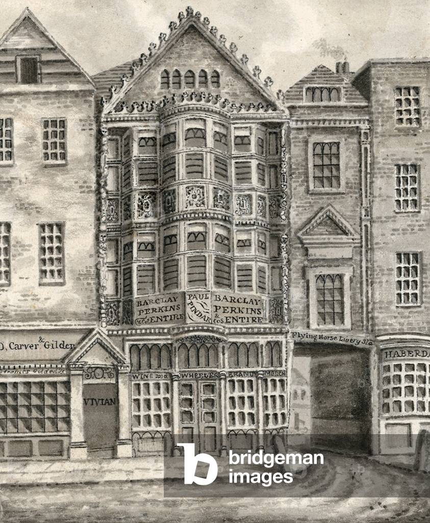 Paul Pinder's House, Bishopsgate Street (engraving)