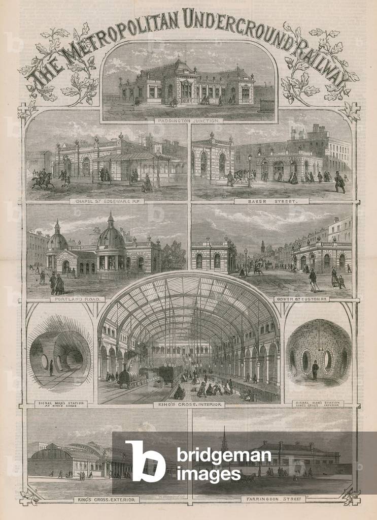 The Metropolitan Underground Railway (engraving)