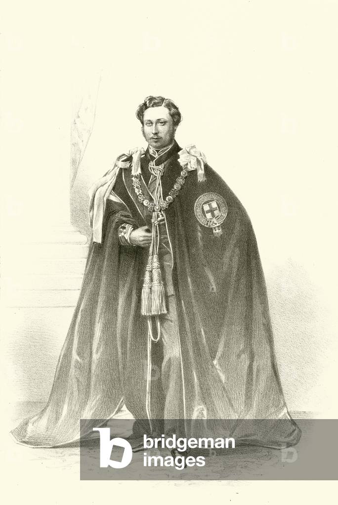 HRH Albert Edward Prince of Wales (chromolitho)