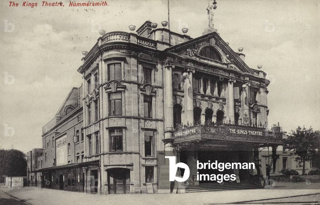The Kings Theatre, Hammersmith (b/w photo)