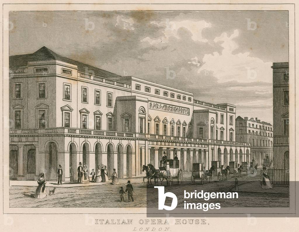 The Italian Opera House, London (engraving)
