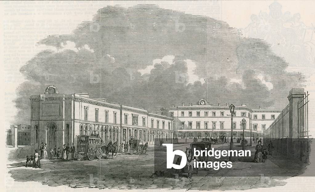 The Terminus of the new South-Eastern Railway at London Bridge (engraving)