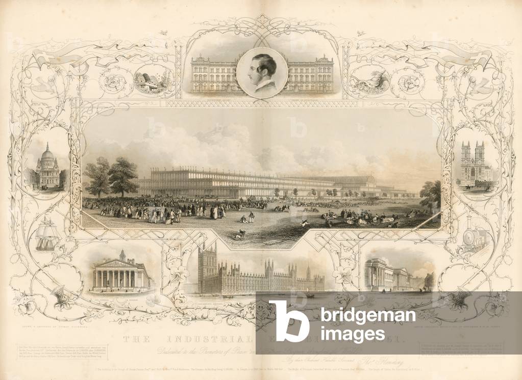 Crystal Palace; the Great Exhibition of 1851 (engraving)