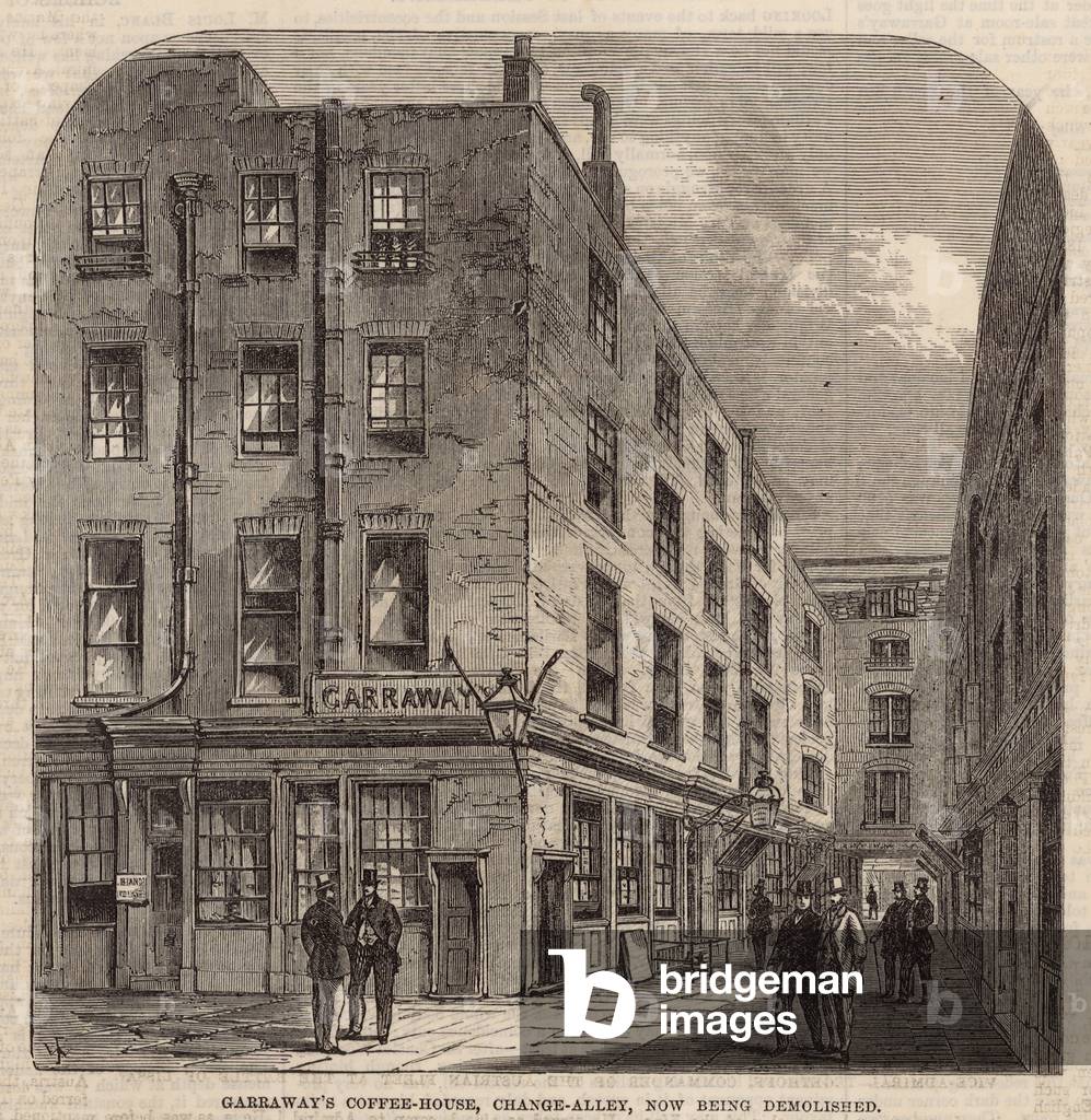 Garraway's Coffee House, Change Alley (engraving)