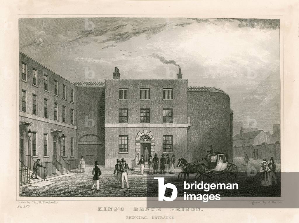 King's Bench Prison, London (engraving)