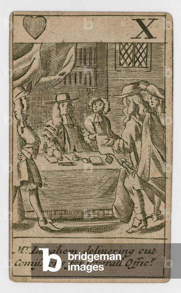 Popish Plot playing card (engraving)