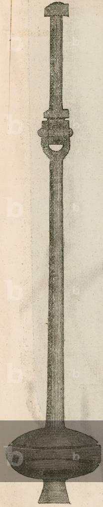 Tongue of the Westminster Clock Bell (Big Ben) (engraving)