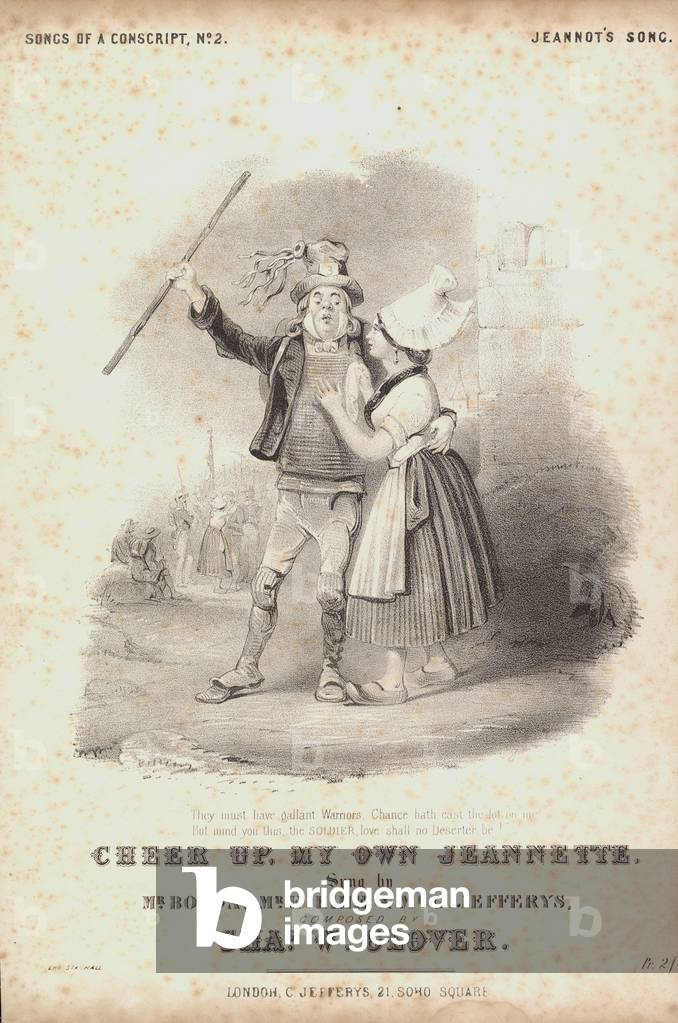 Cheer up, my own Jeannette (colour litho)