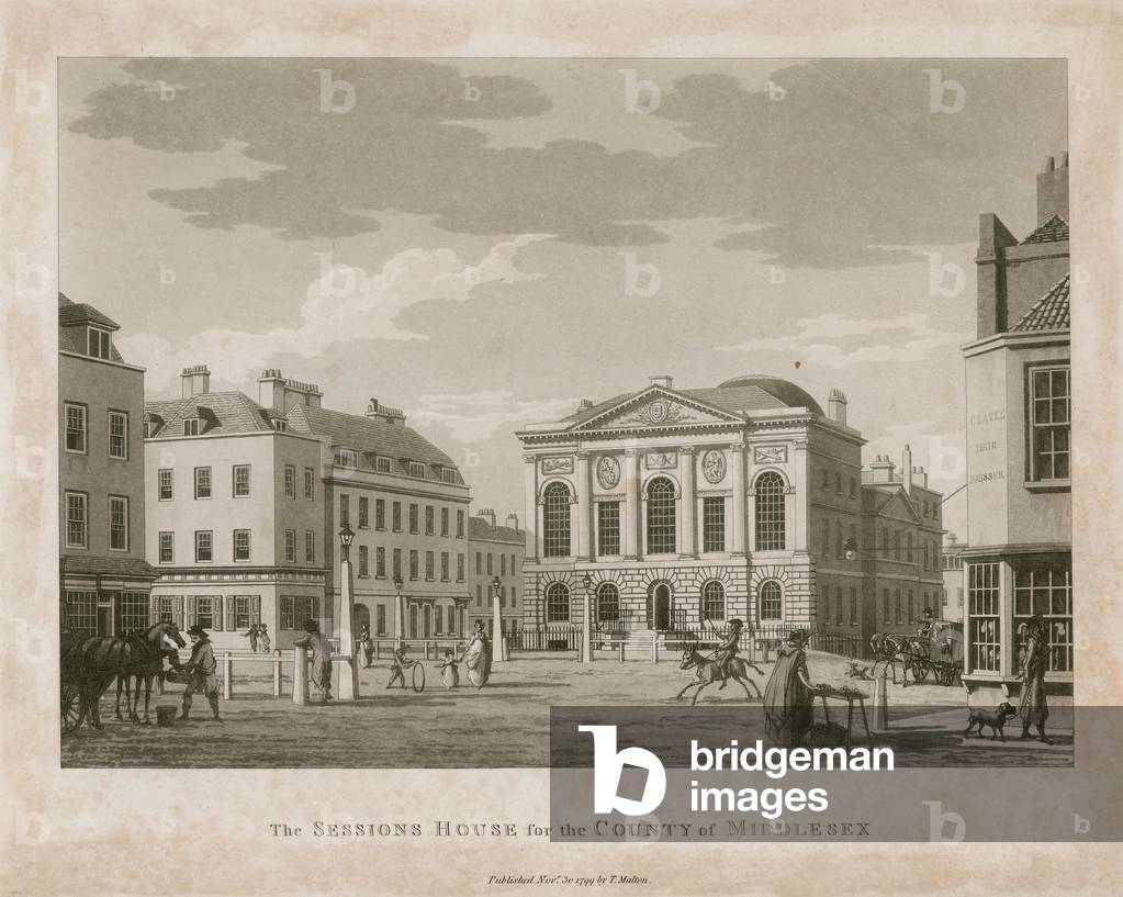 The Sessions House, Clerkenwell (engraving)