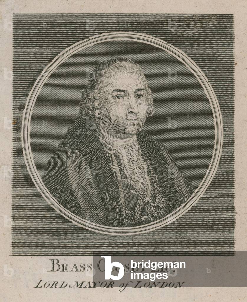 Brass Crosby, Lord Mayor of London 1765 (engraving)