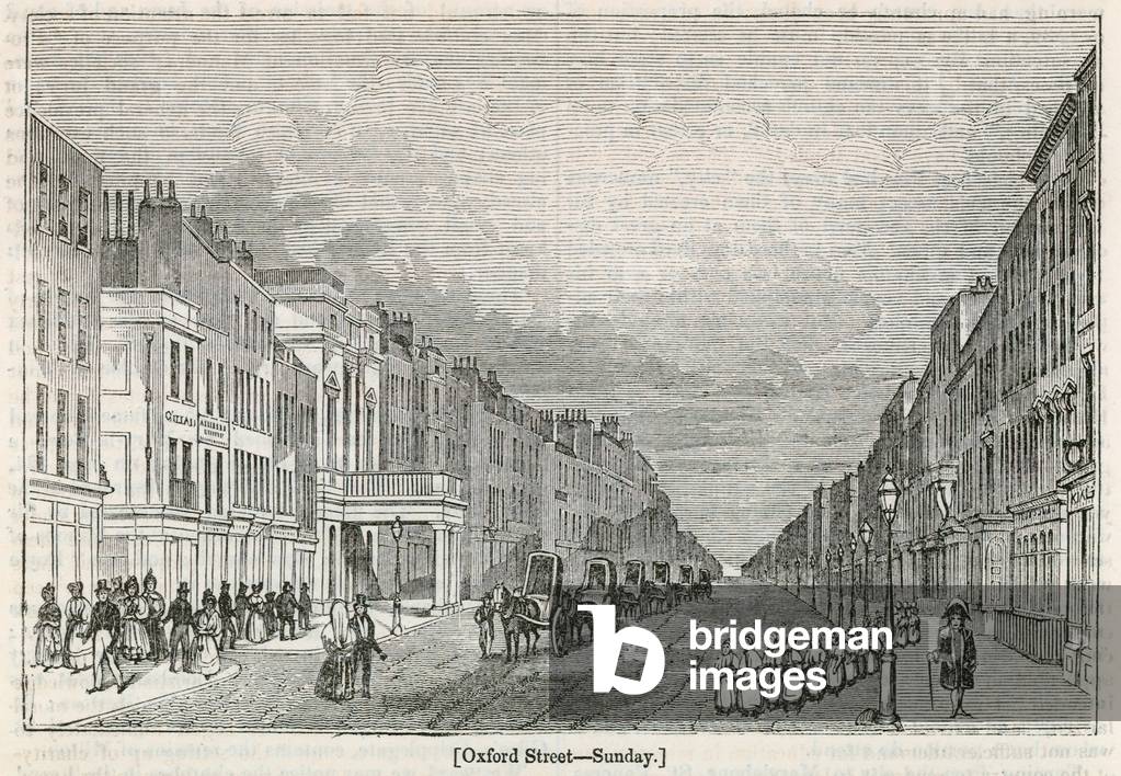 Oxford Street - Sunday (engraving)