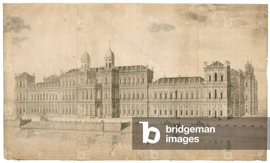 Palace of Whitehall.  Published 1748 (engraving)