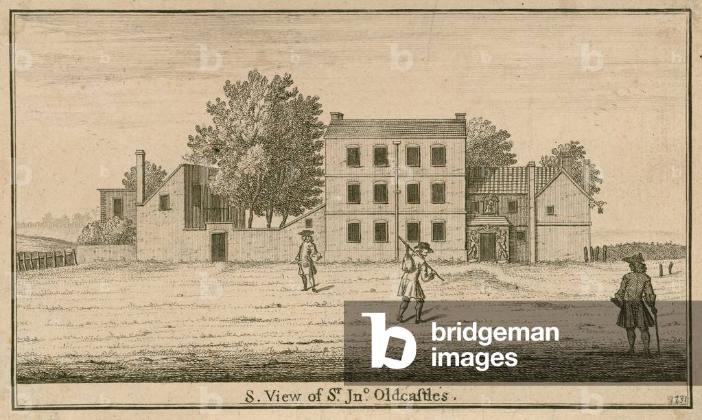 A view of Sir John Oldcastle Tavern and Garden, in Cold Bath Fields (engraving)