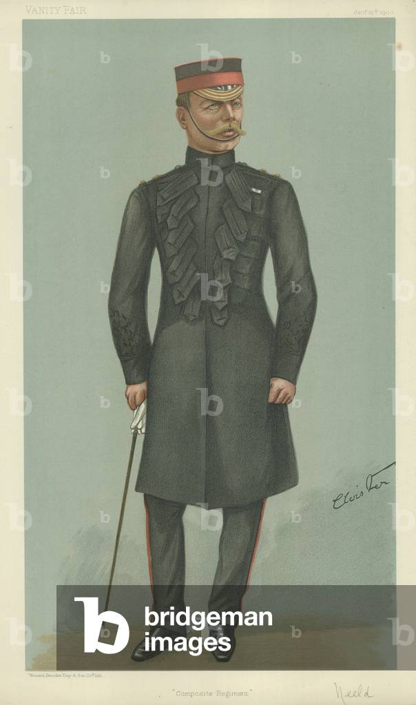 Colonel Audley Dallas Neeld (colour litho)