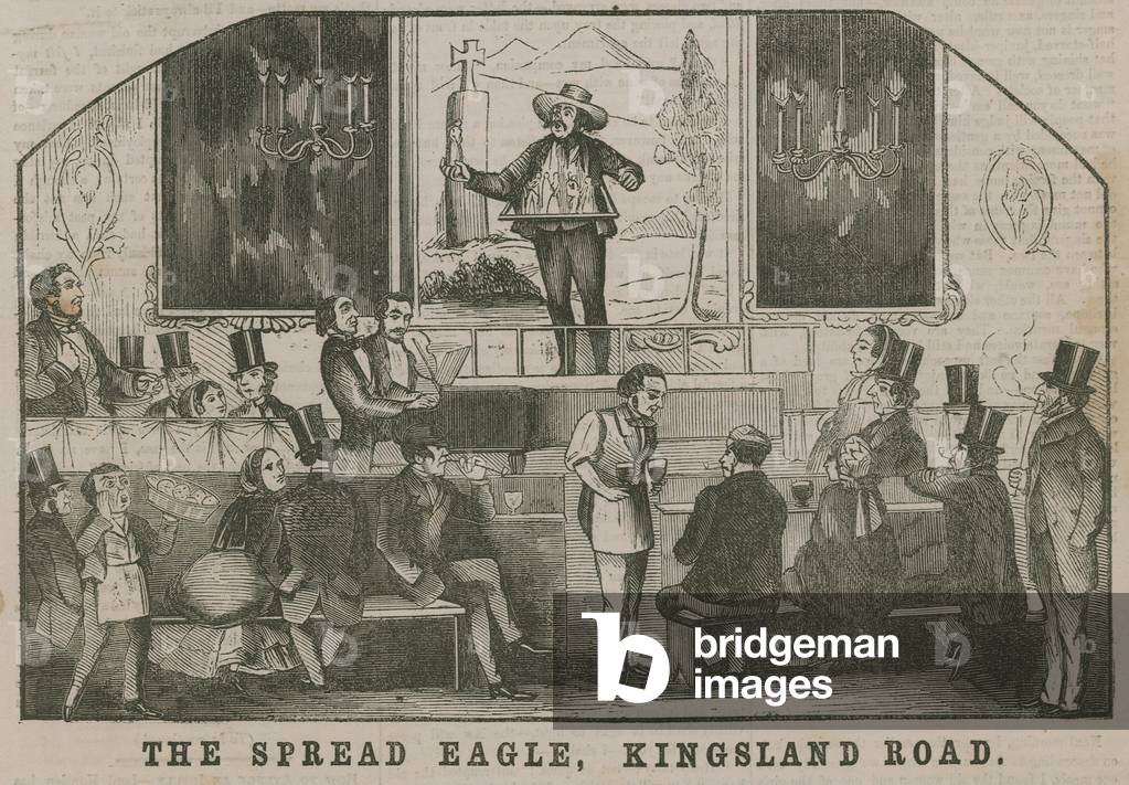 The Spread Eagle, Kingsland Road, London (engraving)