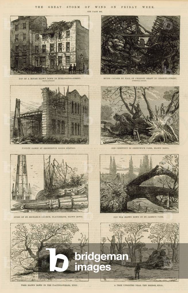 The Great Storm of Wind (engraving)