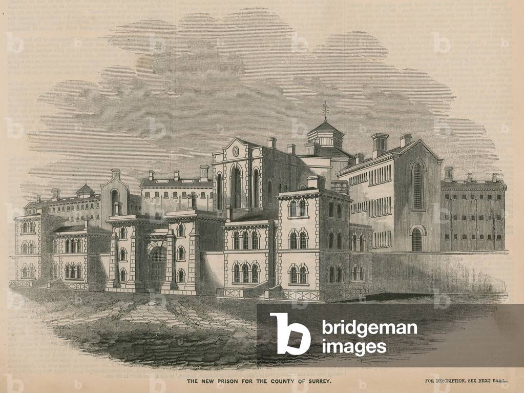 The new prison for the County of Surrey (engraving)