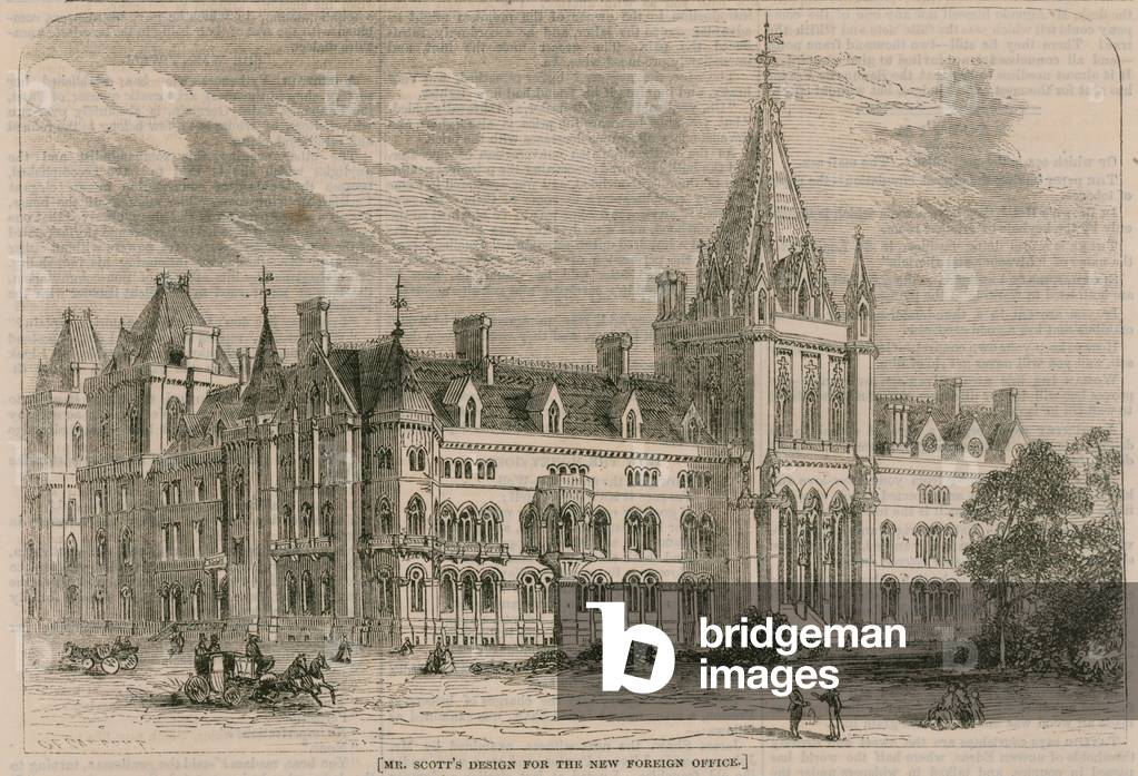 Mr Scott's Design for the new Foreign Office (engraving)