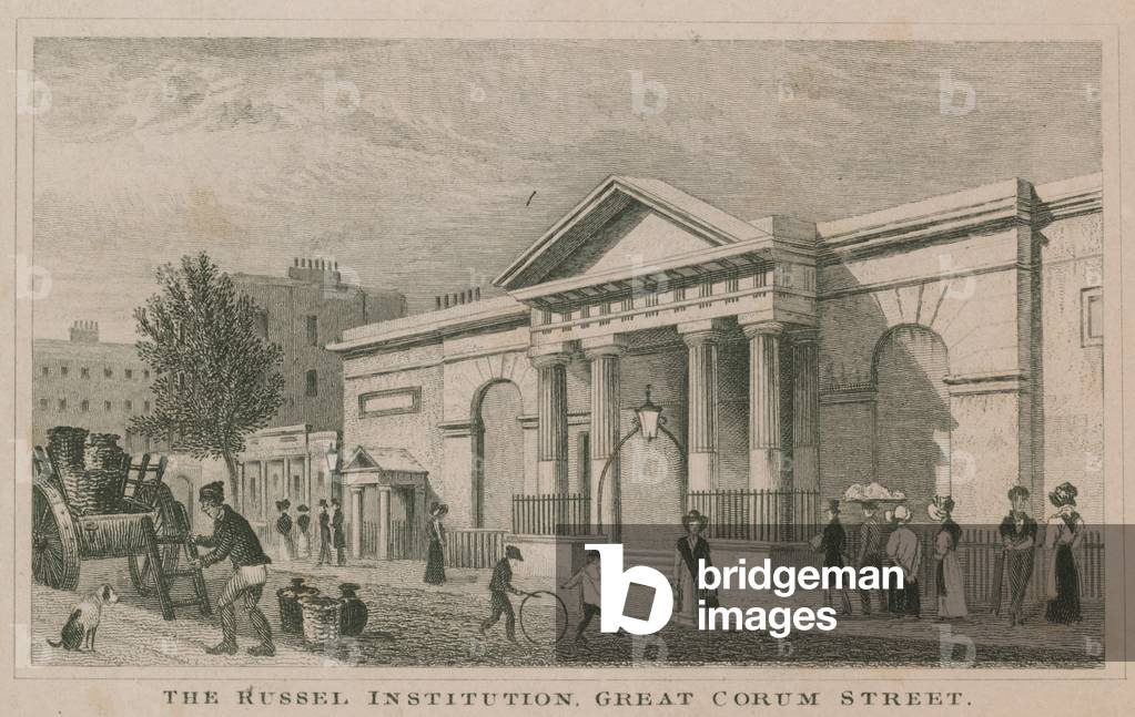 The Russell Institution, Great Coram Street, London (engraving)