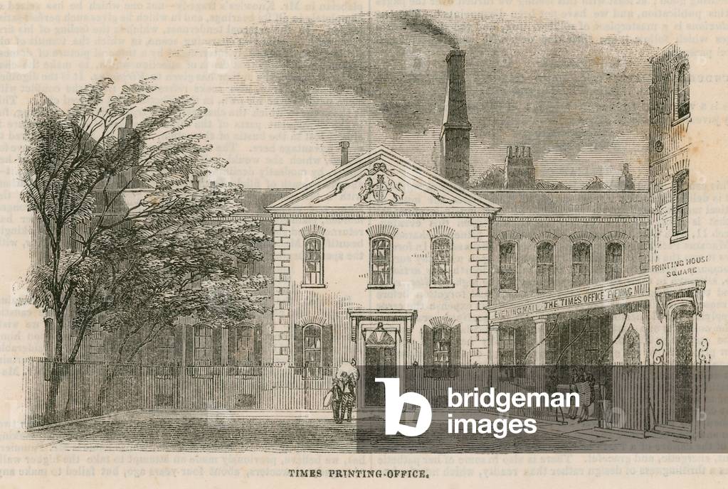 Times Printing Offices, London (engraving)