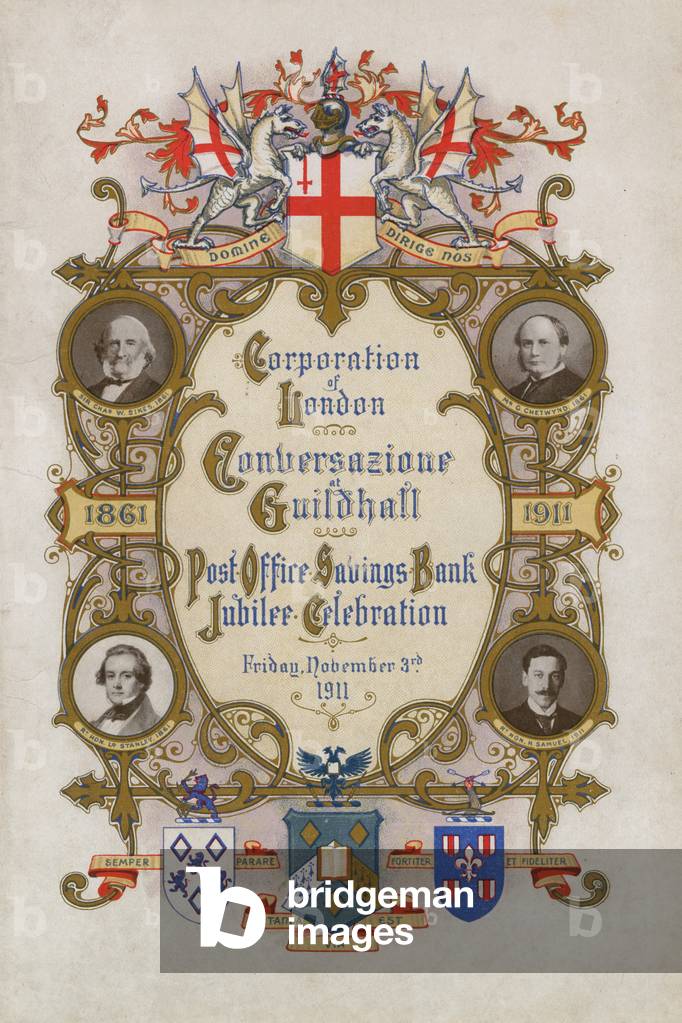 Post Office Savings Bank Jubilee Celebration (chromolitho)