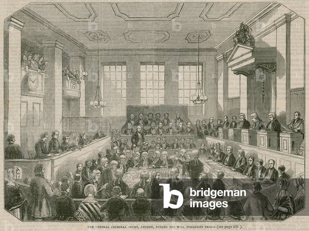 Central Criminal Court, Old Bailey (engraving)
