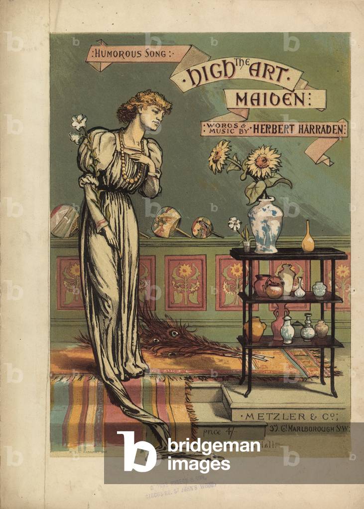 The High Art Maiden (colour litho)