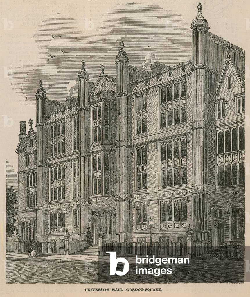 University Hall in Gordon Square (engraving)