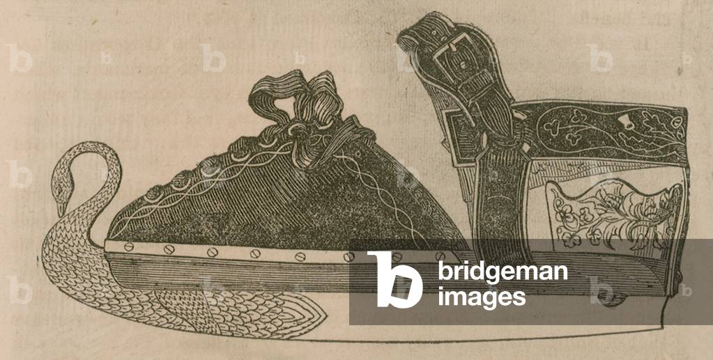 Queen Victoria's Ice Skates (engraving)