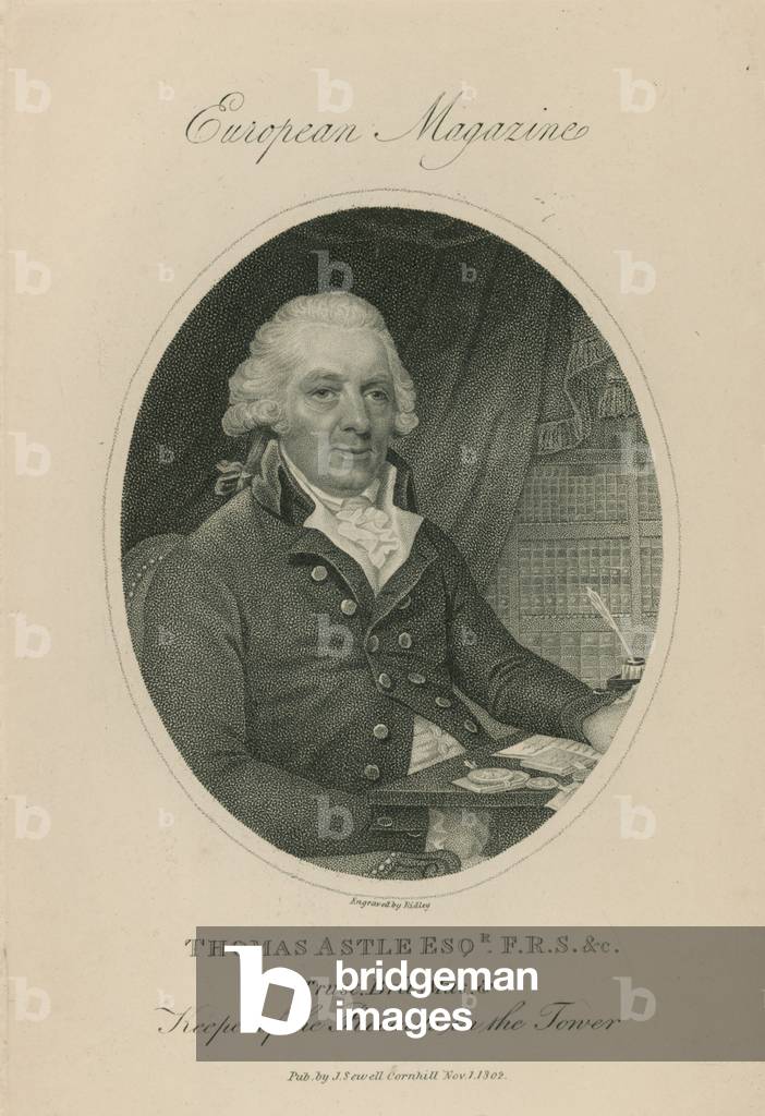 Portrait of Thomas Astle (engraving)