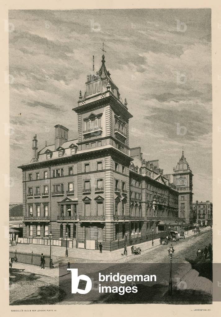 The Great Western Hotel, Paddington, London (engraving)