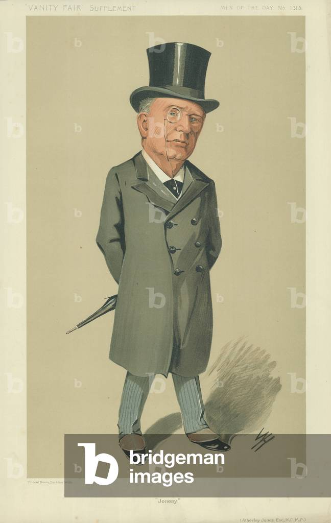 Mr Atherley Jones (colour litho)