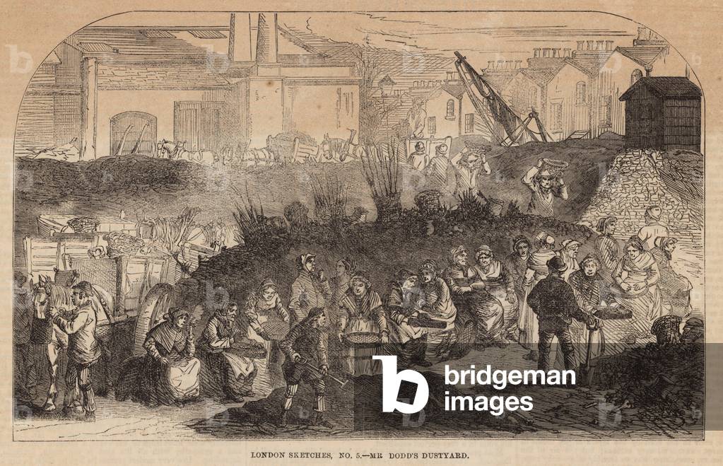 Mr Dodd's dustyard (engraving)