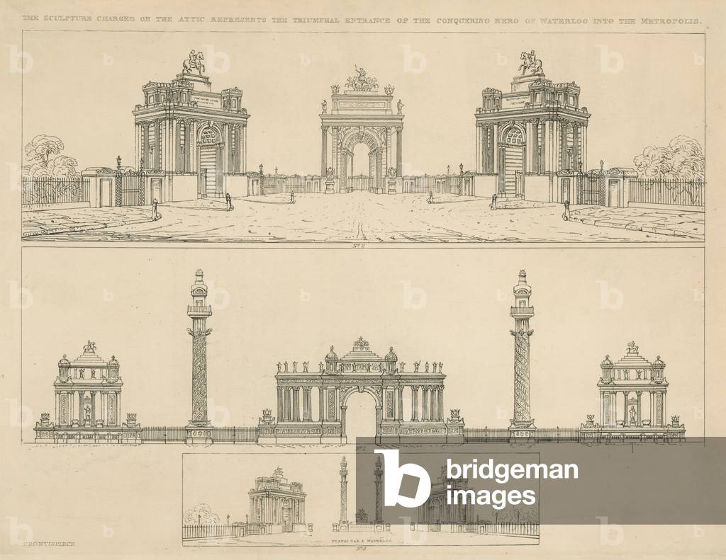Artist's Impressions for Monuments (engraving)