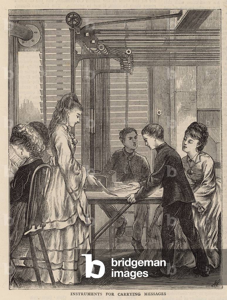 Instruments for carrying messages (engraving)