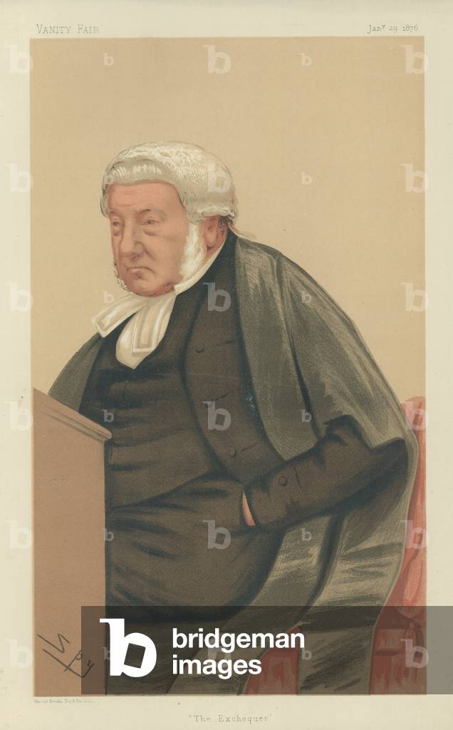 The Honourable Sir G W Wilshere Bramwell (colour litho)