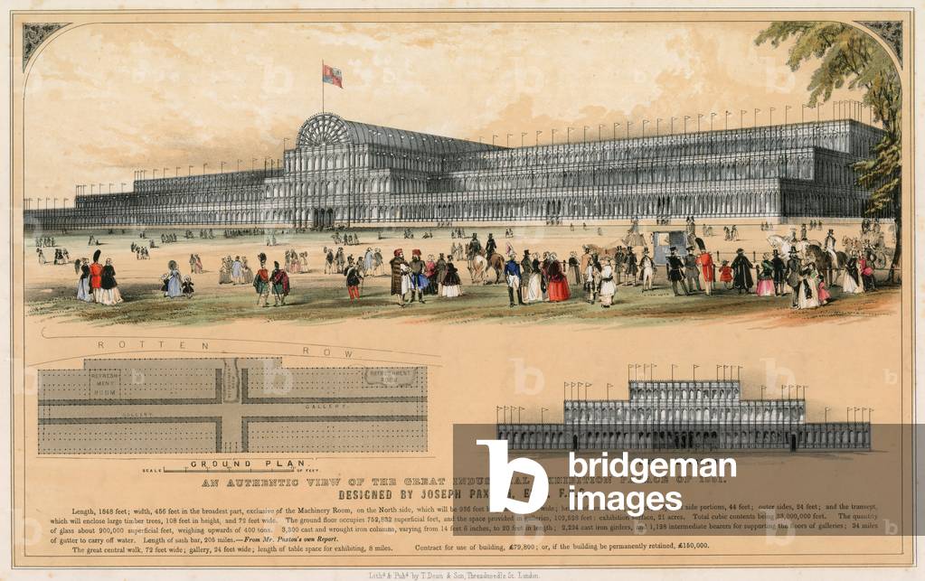 Great Exhibition, 1851 (coloured engraving)
