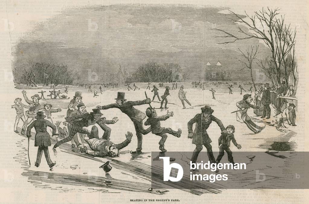 Skating in the Regent's Park (engraving)