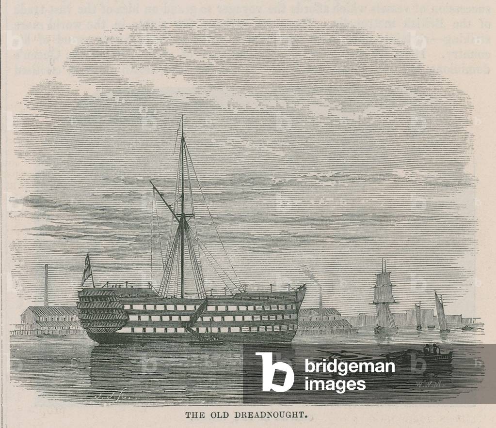 The old dreadnought (engraving)