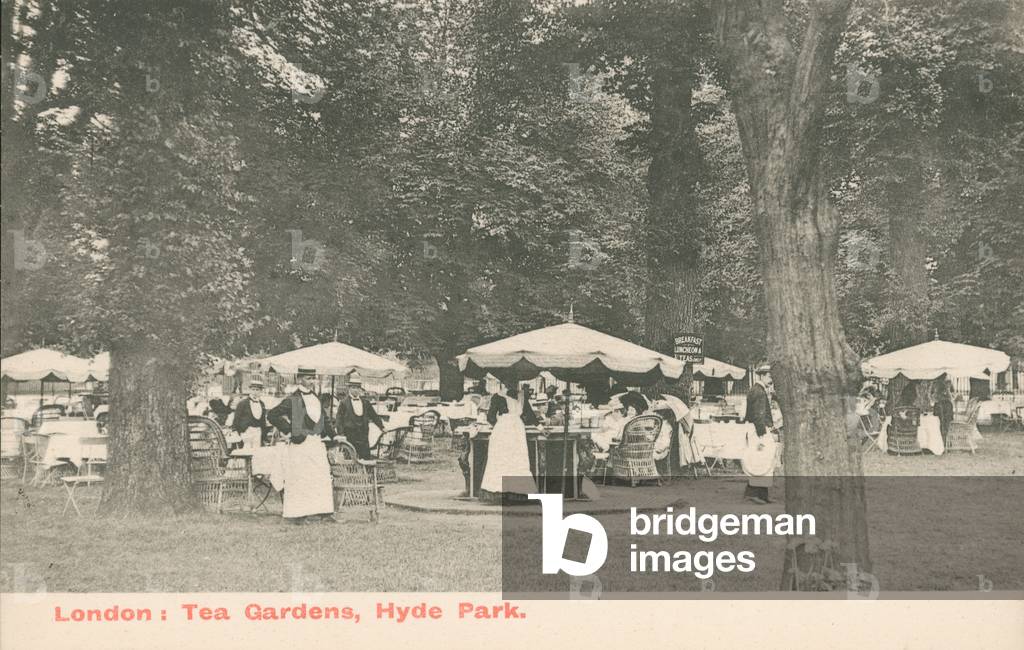 London, Tea Gardens, Hyde Park (photo)